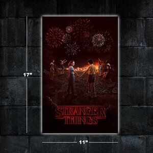 Stranger Things poster - 11x17 wall art print merch gift netflix series movie
